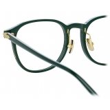 Linda Farrow - Arnold A Angular Optical Glasses in Green - LF63AC3OPT - Linda Farrow Eyewear