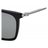 Bulgari - Bvlgari Bvlgari Man - Bvlgari Bvlgari Aluminium Rectangular Sunglasses - Black - Bvlgari