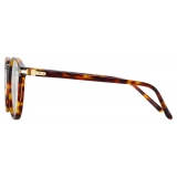 Linda Farrow - Arnold A Angular Optical Glasses in Tortoiseshell - LF63AC2OPT - Linda Farrow Eyewear