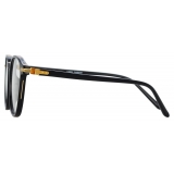 Linda Farrow - Arnold Angular Optical Glasses in Black - LF63C1OPT - Linda Farrow Eyewear