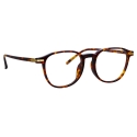 Linda Farrow - Arnold Angular Optical Glasses in Tortoiseshell - LF63C2OPT - Linda Farrow Eyewear