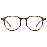 Linda Farrow - Arnold Angular Optical Glasses in Tortoiseshell - LF63C2OPT - Linda Farrow Eyewear