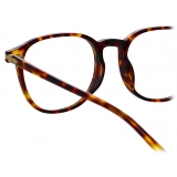 Linda Farrow - Arnold Angular Optical Glasses in Tortoiseshell - LF63C2OPT - Linda Farrow Eyewear