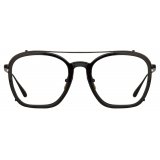 Linda Farrow - Aston Square Optical Glasses in Nickel - LFL1359C4OPT - Linda Farrow Eyewear