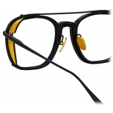 Linda Farrow - Aston Square Optical Glasses in Nickel - LFL1359C4OPT - Linda Farrow Eyewear