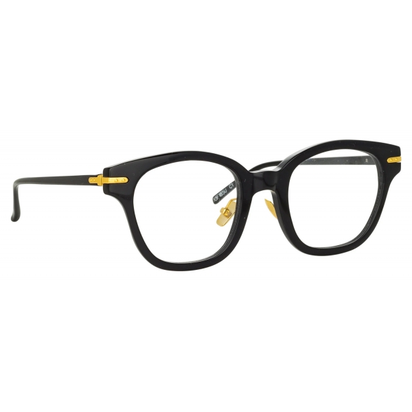 Linda Farrow - Atkins A D-Frame Optical Glasses in Black - LF42AC1OPT - Linda Farrow Eyewear