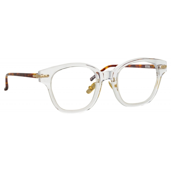 Linda Farrow - Atkins D-Frame Optical Glasses in Clear - LF42C3OPT - Linda Farrow Eyewear