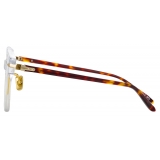 Linda Farrow - Atkins D-Frame Optical Glasses in Clear - LF42C3OPT - Linda Farrow Eyewear