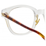 Linda Farrow - Atkins D-Frame Optical Glasses in Clear - LF42C3OPT - Linda Farrow Eyewear