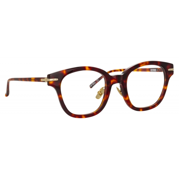 Linda Farrow - Atkins D-Frame Optical Glasses in Tortoiseshell - LF42C2OPT - Linda Farrow Eyewear