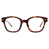 Linda Farrow - Atkins D-Frame Optical Glasses in Tortoiseshell - LF42C2OPT - Linda Farrow Eyewear