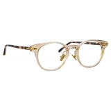 Linda Farrow - Bay D-Frame Optical Glasses in Ash - LF25C11OPT - Linda Farrow Eyewear