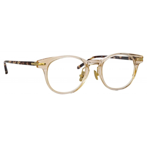 Linda Farrow - Bay A D-Frame Optical Glasses in Clear - LF25AC11OPT - Linda Farrow Eyewear