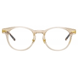 Linda Farrow - Bay A D-Frame Optical Glasses in Clear - LF25AC11OPT - Linda Farrow Eyewear