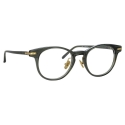 Linda Farrow - Bay D-Frame Optical Glasses in Green - LF25C12OPT - Linda Farrow Eyewear