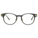 Linda Farrow - Bay D-Frame Optical Glasses in Green - LF25C12OPT - Linda Farrow Eyewear