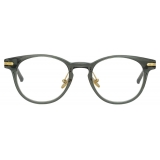 Linda Farrow - Bay A D-Frame Optical Glasses in Green - LF25AC12OPT - Linda Farrow Eyewear