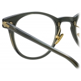 Linda Farrow - Bay A D-Frame Optical Glasses in Green - LF25AC12OPT - Linda Farrow Eyewear