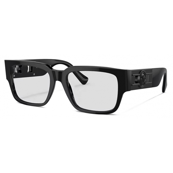 Versace - Medusa Deco Squared Optical Glasses - Black - Optical Glasses - Versace Eyewear