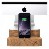 Woodcessories - Quercia / Supporto iMac Premium in Legno - MacBook 21,5 + iPhone - Eco Foot - Supporto MacBook in Legno