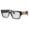 Versace - Medusa Deco Squared Optical Glasses - Black - Optical Glasses - Versace Eyewear