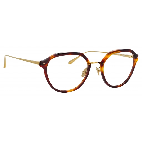 Linda Farrow - Cacao Angular Optical Glasses in Tortoiseshell - LFL1273C2OPT - Linda Farrow Eyewear