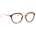 Linda Farrow - Cacao Angular Optical Glasses in Tortoiseshell - LFL1273C2OPT - Linda Farrow Eyewear