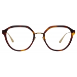 Linda Farrow - Cacao Angular Optical Glasses in Tortoiseshell - LFL1273C2OPT - Linda Farrow Eyewear