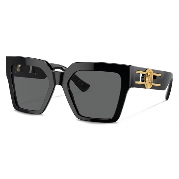 Versace - Medusa Deco Butterfly Sunglasses - Black Dark Gray - Sunglasses - Versace Eyewear