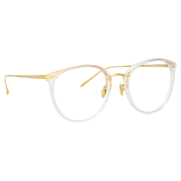 Linda Farrow - Calthorpe Oval Optical Glasses in Clear - LFL251C77OPT - Linda Farrow Eyewear