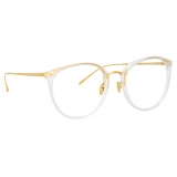 Linda Farrow - Calthorpe Oval Optical Glasses in Clear - LFL251C77OPT - Linda Farrow Eyewear