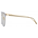 Linda Farrow - Calthorpe Oval Optical Glasses in Clear - LFL251C77OPT - Linda Farrow Eyewear