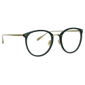 Linda Farrow - Occhiali da Vista Calthorpe Ovale in Verde - LFL251C83OPT - Linda Farrow Eyewear