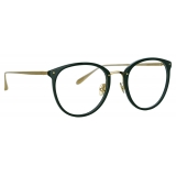 Linda Farrow - Calthorpe Oval Optical Glasses in Green - LFL251C83OPT - Linda Farrow Eyewear