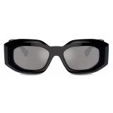 Versace - Occhiale da Sole Maxi Medusa Biggie - Nero Argento Specchio - Occhiali da Sole - Versace Eyewear