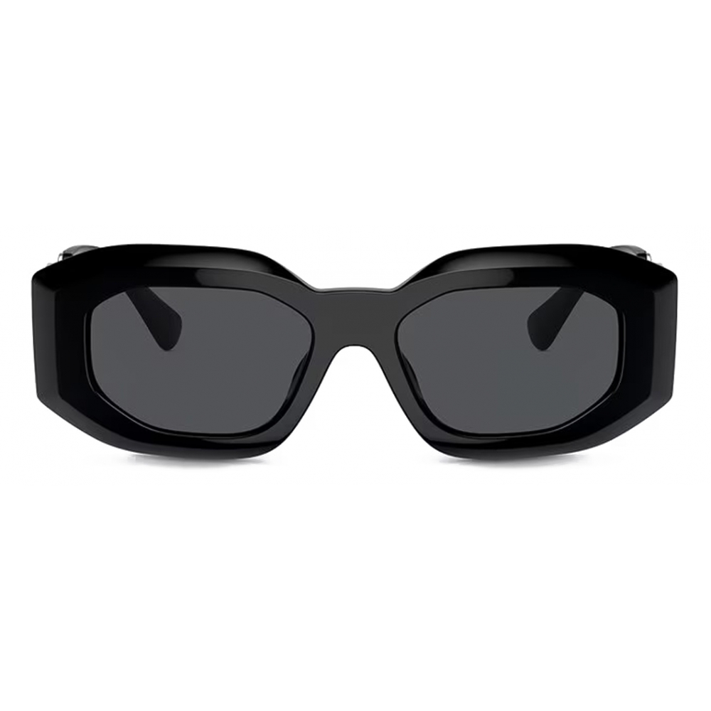 Versace - Maxi Medusa Biggie Sunglasses - Black Dark Gray - Sunglasses ...