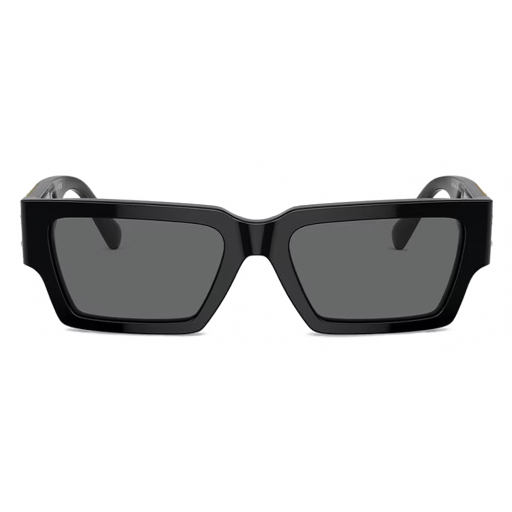 Versace - Medusa Deco Sunglasses - Black Dark Gray - Sunglasses ...