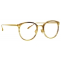 Linda Farrow - Calthorpe Oval Optical Glasses in Horn - LFL251C78OPT - Linda Farrow Eyewear