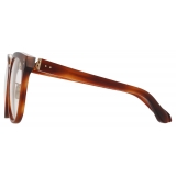 Linda Farrow - Carla Oval Optical Glasses in Black - LFL1327C1OPT - Linda Farrow Eyewear