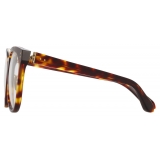 Linda Farrow - Carla Oval Optical Glasses in Tortoiseshell - LFL1327C2OPT - Linda Farrow Eyewear