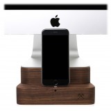 Woodcessories - Walnut / Premium Wooden iMac Stand + iPhone - MacBook 27 - Eco Foot - Wooden MacBook Support