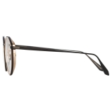 Linda Farrow - Cesar Angular Optical Glasses in Nickel (Men’s) - LFL1225C6OPT - Linda Farrow Eyewear