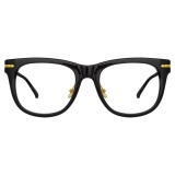 Linda Farrow - Chrysler A D-Frame Optical Glasses in Black - LF43AC1OPT - Linda Farrow Eyewear