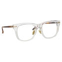 Linda Farrow - Chrysler A D-Frame Optical Glasses in Clear - LF43AC3OPT - Linda Farrow Eyewear