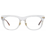 Linda Farrow - Chrysler A D-Frame Optical Glasses in Clear - LF43AC3OPT - Linda Farrow Eyewear