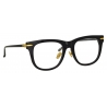 Linda Farrow - Chrysler D-Frame Optical Glasses in Black - LF43C1OPT - Linda Farrow Eyewear