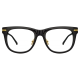 Linda Farrow - Chrysler D-Frame Optical Glasses in Black - LF43C1OPT - Linda Farrow Eyewear