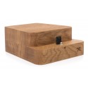 Woodcessories - Oak / Premium Wooden iMac Stand + iPhone - MacBook 27 - Eco Foot - Wooden MacBook Support
