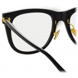 Linda Farrow - Chrysler D-Frame Optical Glasses in Black - LF43C1OPT - Linda Farrow Eyewear