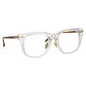 Linda Farrow - Occhiali da Vista Chrysler D-Frame in Chiaro - LF43C3OPT - Linda Farrow Eyewear